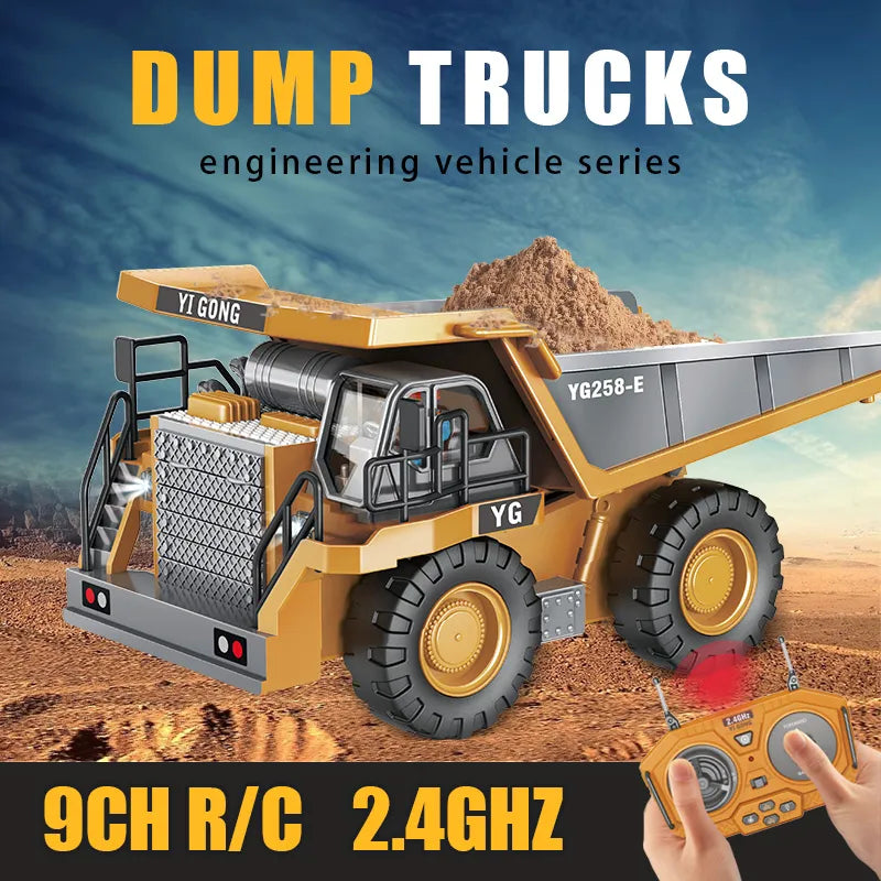 RC Mini Bouwvoertuigen - Machtige Constructiewagon