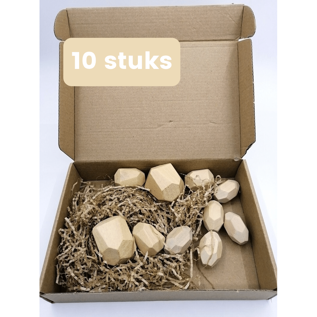 Montessori Bouwstenen Nordic - Creatieve Houten Blokken Set