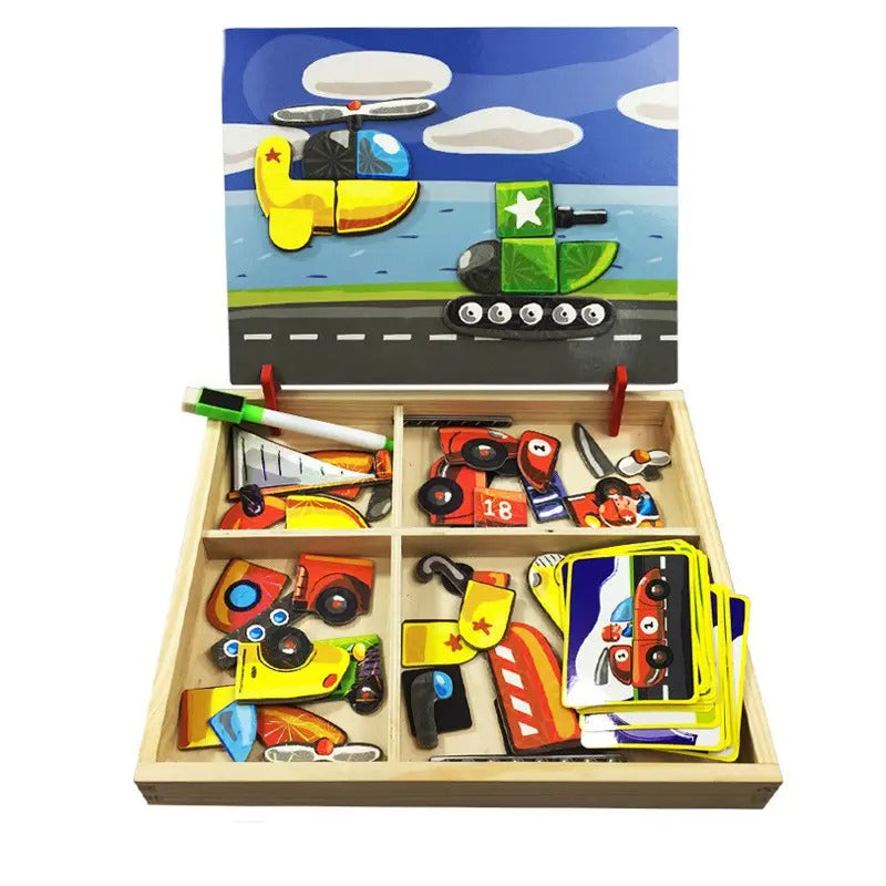 Magnetische 3D Sticker Puzzels - Eindeloos Creëren en Spelen