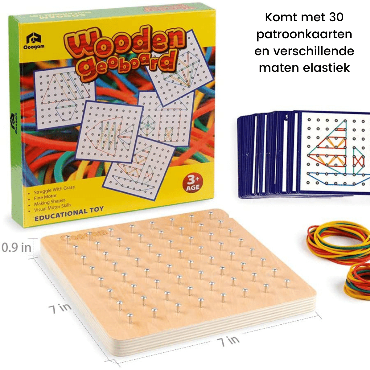 Geometrisch Zoek- en Verbindingsbord voor Kinderen