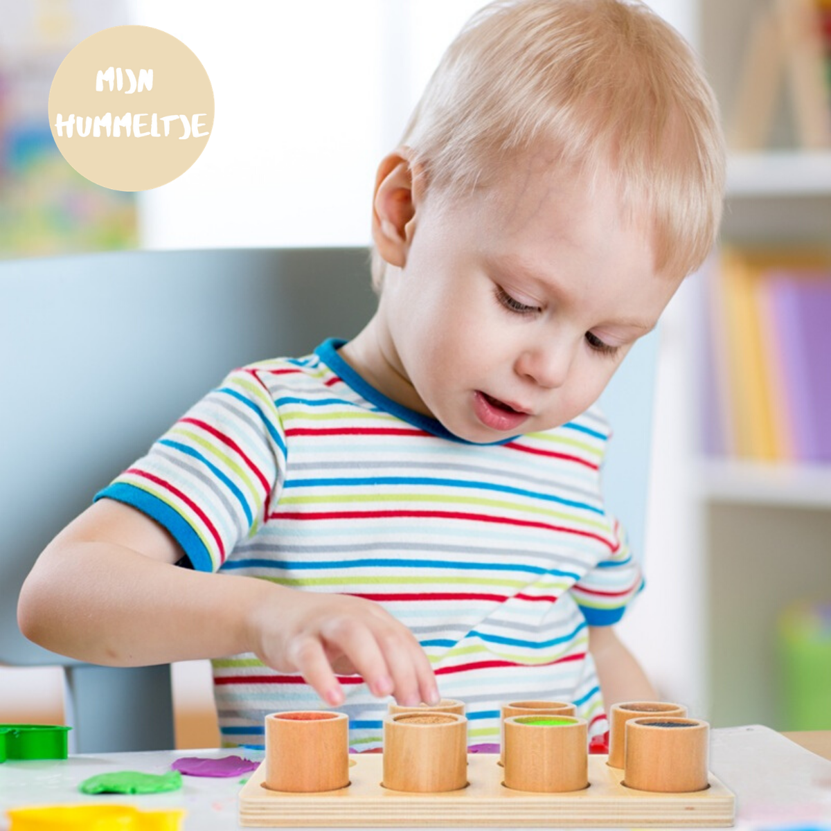 Houten Montessori Sensory Speelgoed - Educatief Tactiel Speelgoed voor Peuters
