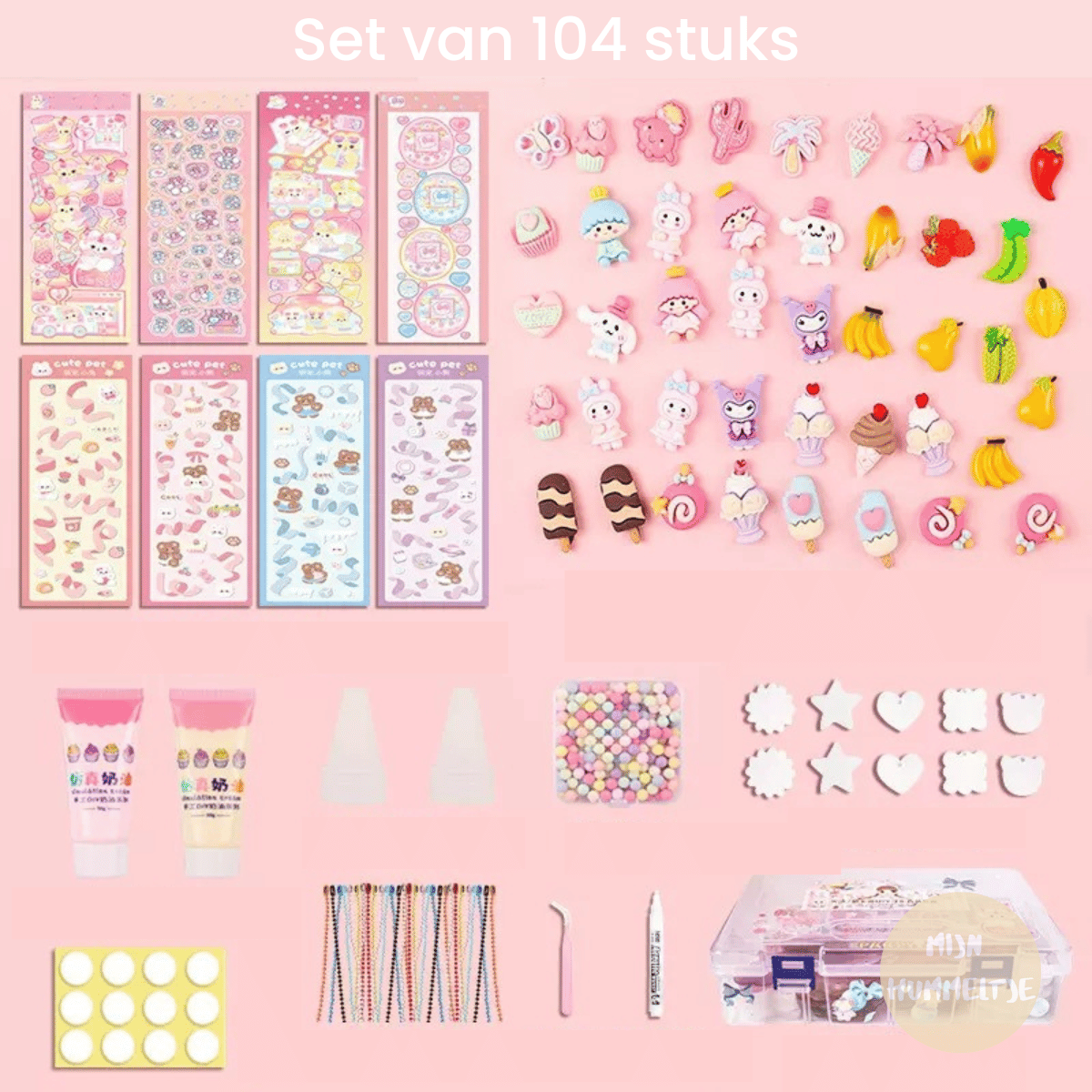 Leuke Cartoon Sticker Set -Ontwerp Je Eigen 3D Stickers