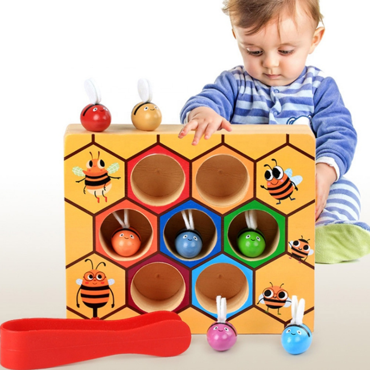 Fijne Motoriek Bijen Sorteerpuzzel
