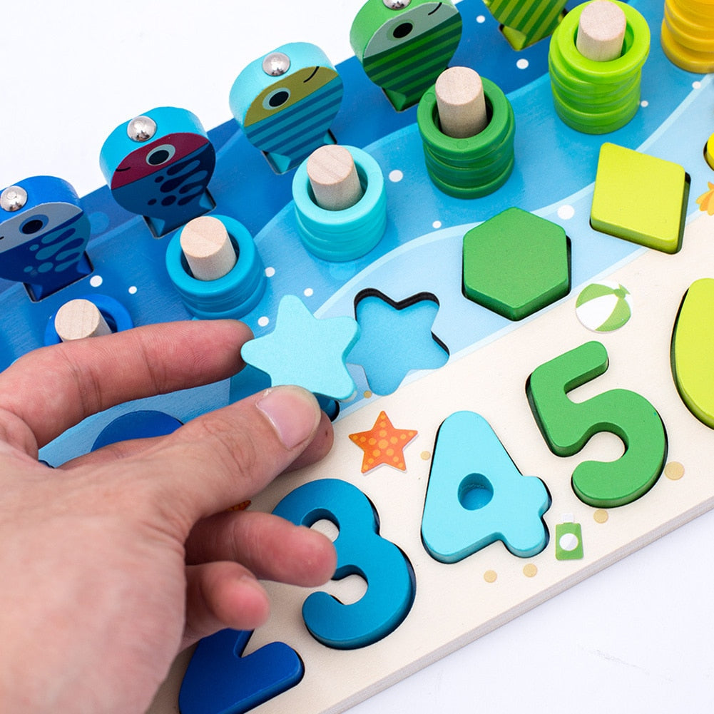 Montessori Houten Speelbord - Educatief Speelgoed voor Peuters