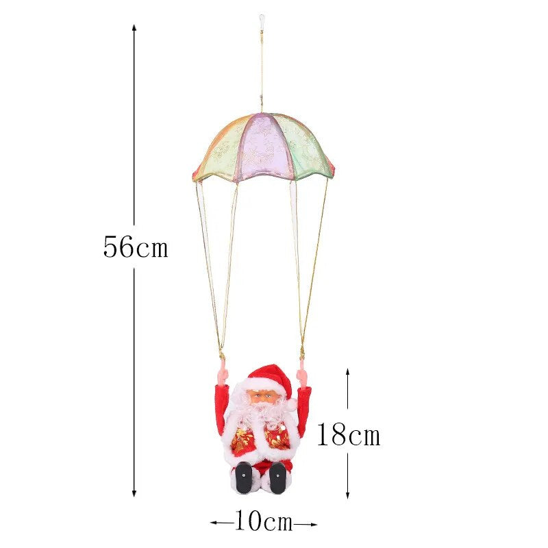 Vliegende Kerstman - Breng de Magie naar Je Huis - Parachute Kerstdecoratie
