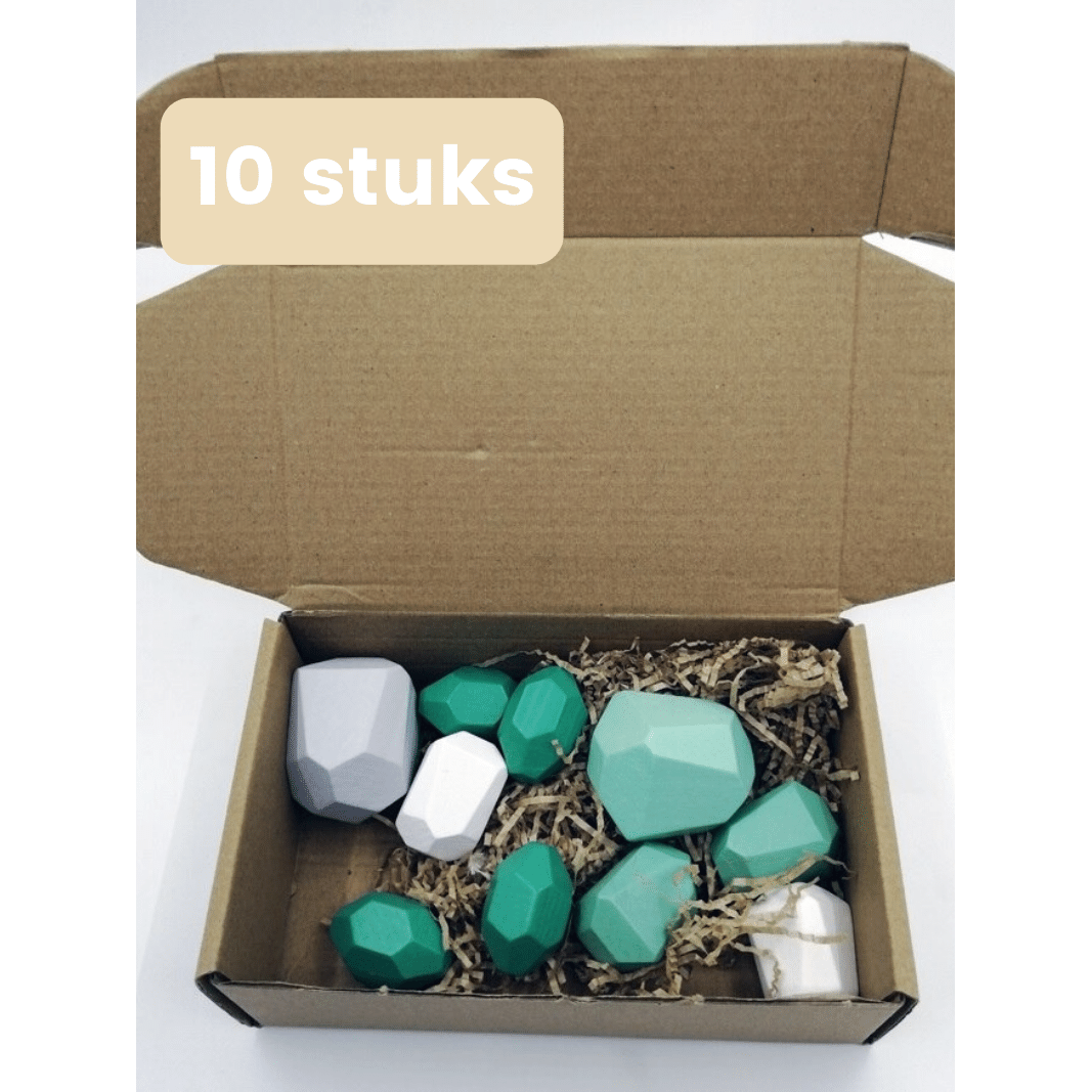 Montessori Bouwstenen Nordic - Creatieve Houten Blokken Set