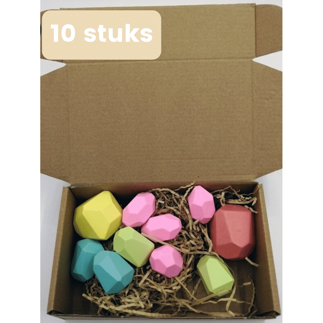 Montessori Bouwstenen Nordic - Creatieve Houten Blokken Set