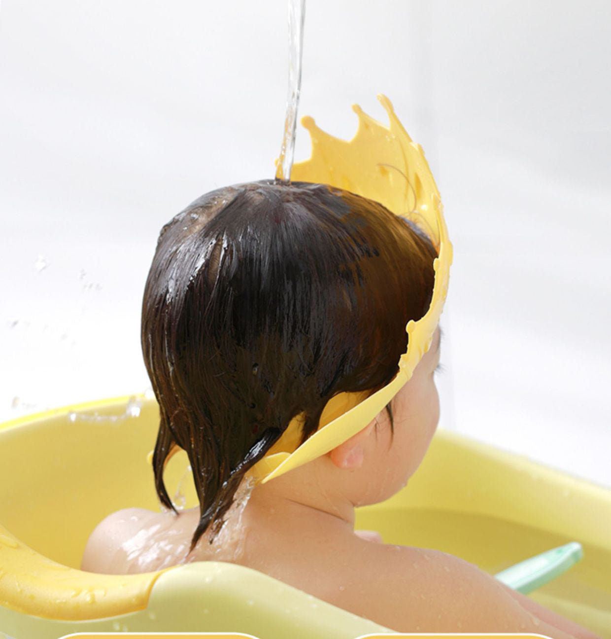Kinder Badmuts - Nooit meer tranen tijdens het baden - Shampoo Beschermkap