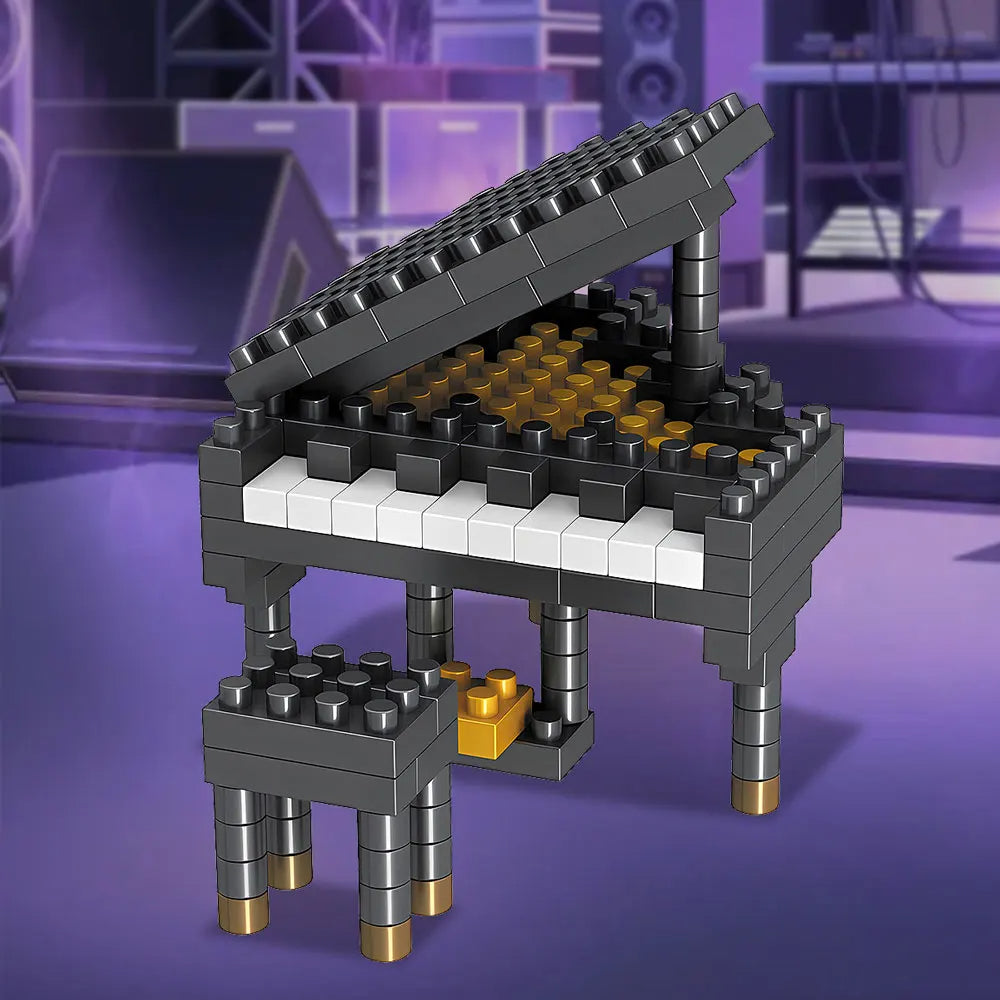 Mini Muziekinstrument Bouwset - Creëer Je Eigen Muzikale Miniatuur - Bouwplezier voor Muziekliefhebbers