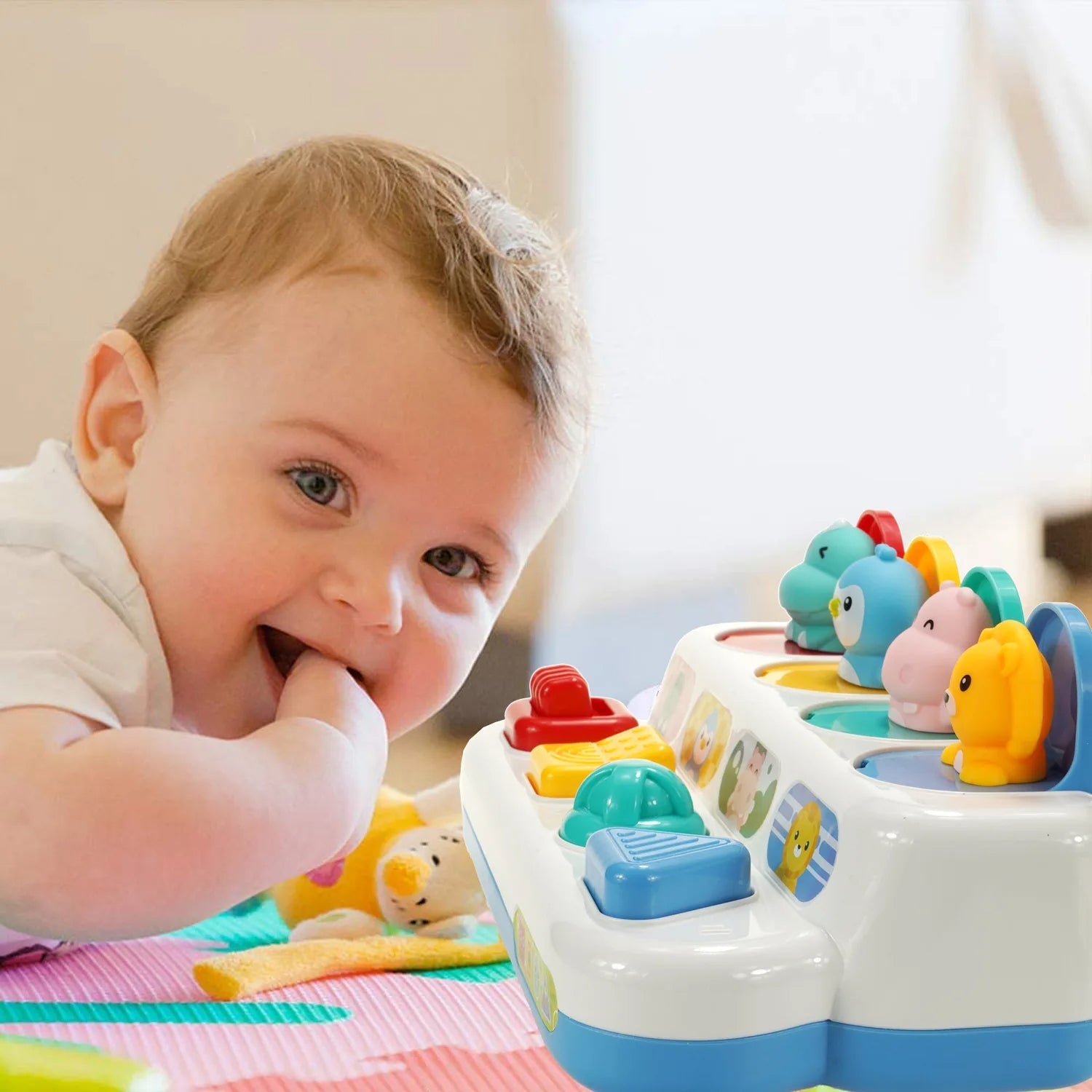 Kleurenknop Speelgoed - Ploppend Genot - Voor Baby's