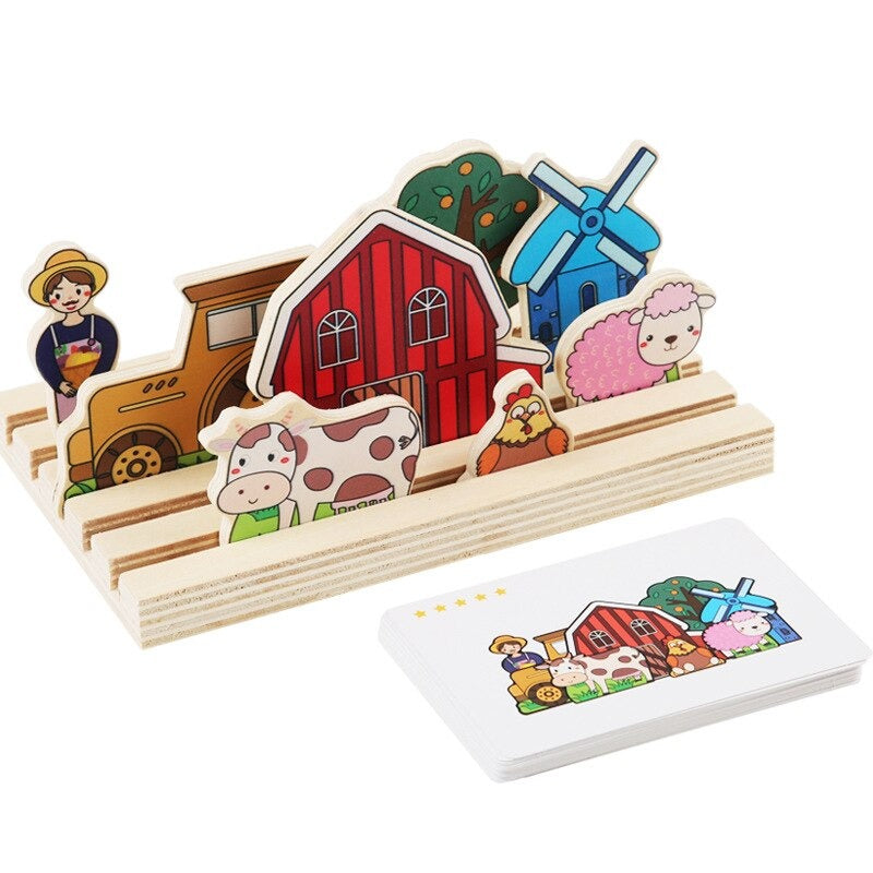 Woods™ - Zoek de juiste combinaties! - 3D Puzzel