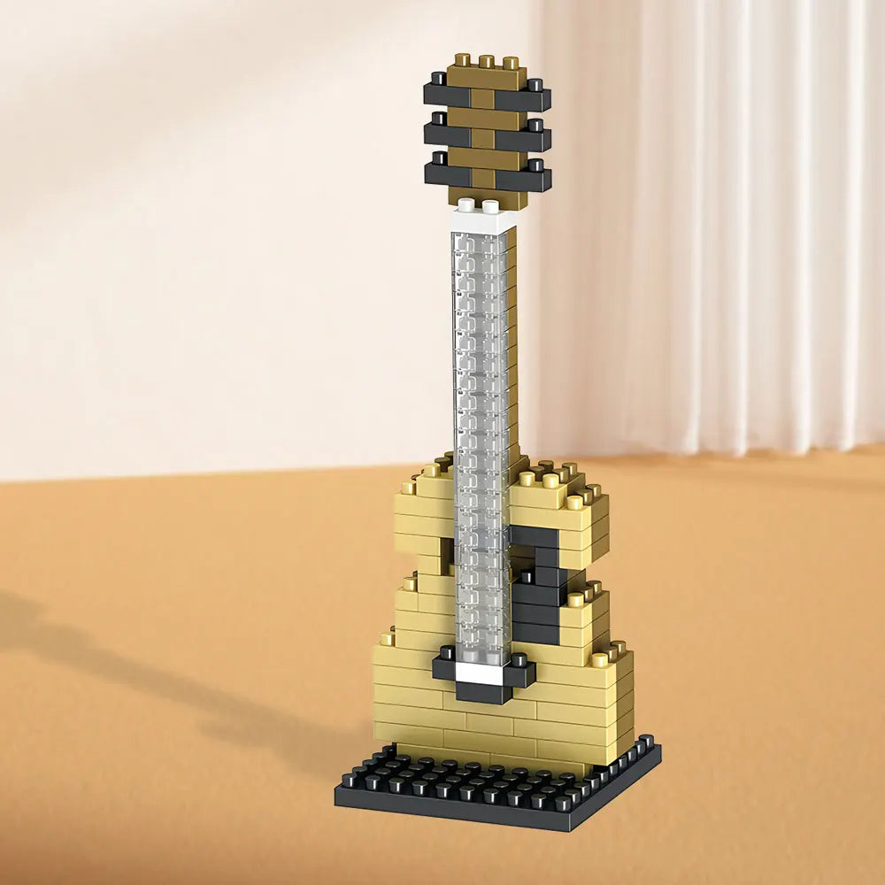 Mini Muziekinstrument Bouwset - Creëer Je Eigen Muzikale Miniatuur - Bouwplezier voor Muziekliefhebbers