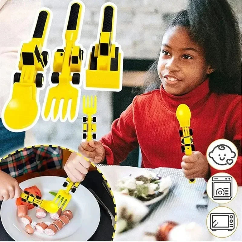 Bouwplaats Bestekset - Geen Gedoe Meer aan Tafel - Creatieve Eetervaring