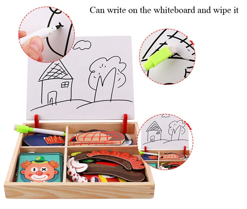 Magnetische 3D Sticker Puzzels - Eindeloos Creëren en Spelen