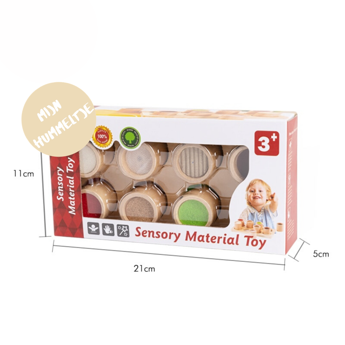 Houten Montessori Sensory Speelgoed - Educatief Tactiel Speelgoed voor Peuters