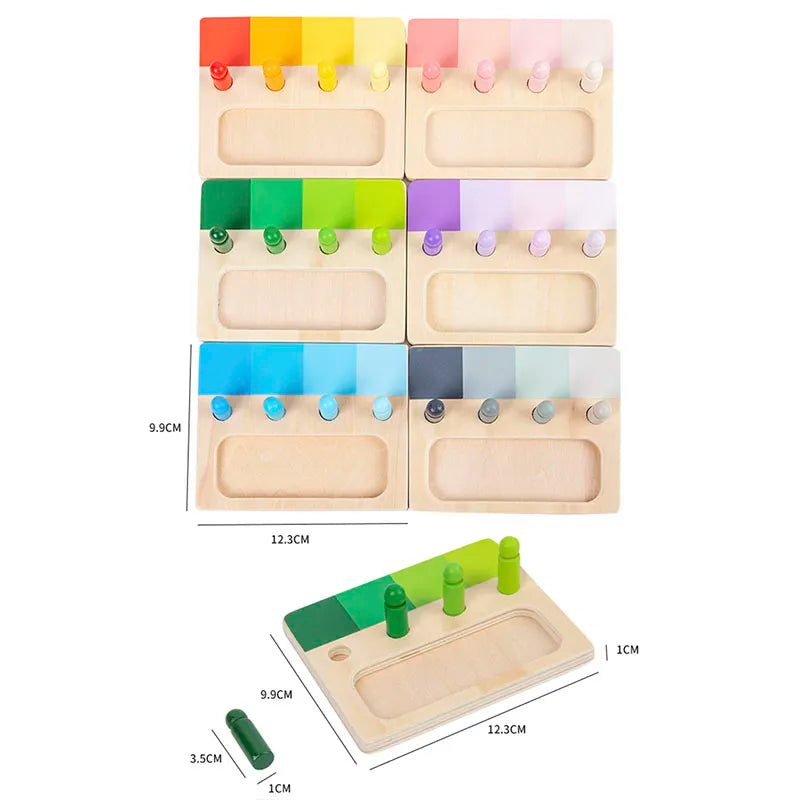 Kleurrijk Montessori Leerplezier Bord - Educatief Speelbord voor Kinderen