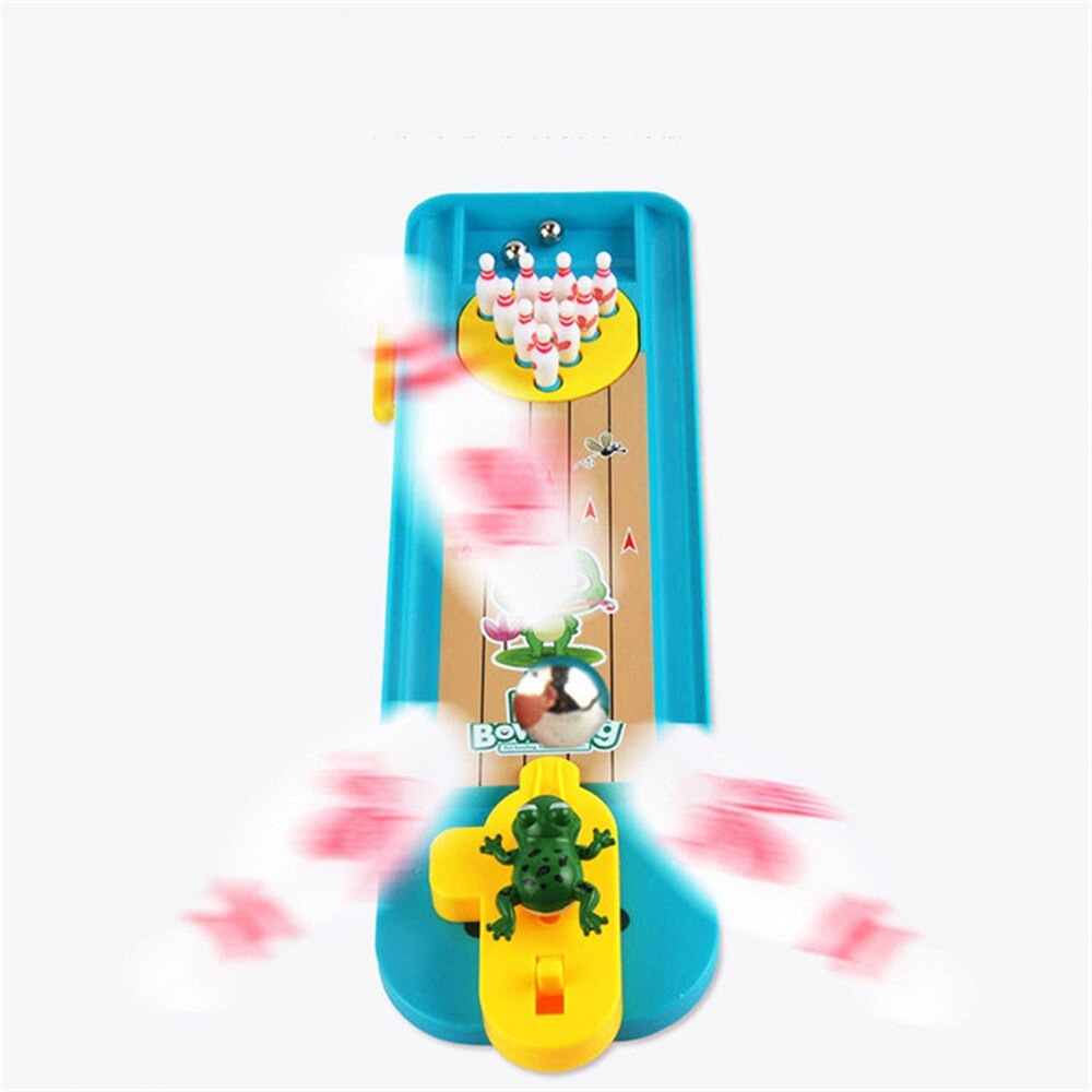 Kikker Bowling - Stimuleer de Motoriek - Mini Bowlingbaan voor Kinderen
