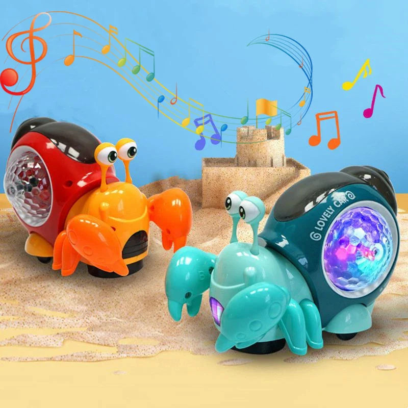 Muzikale Slak - Lichtgevend Speelvriendje - Speelgoed Slak & Krab