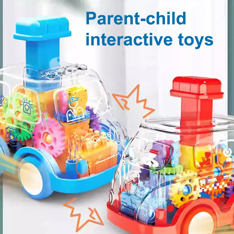 Tandwiel Auto - Push & Go - Interactief Speelgoedauto