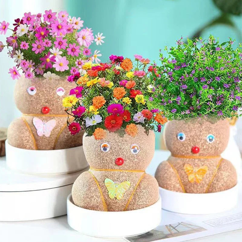 Mini Planten Set - Zorg voor je Groene Vrienden - Decoratieve Planten Thuis