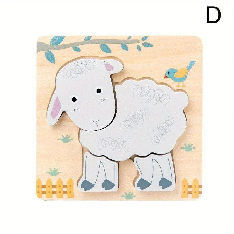Houten Dieren Avonturenpuzzel