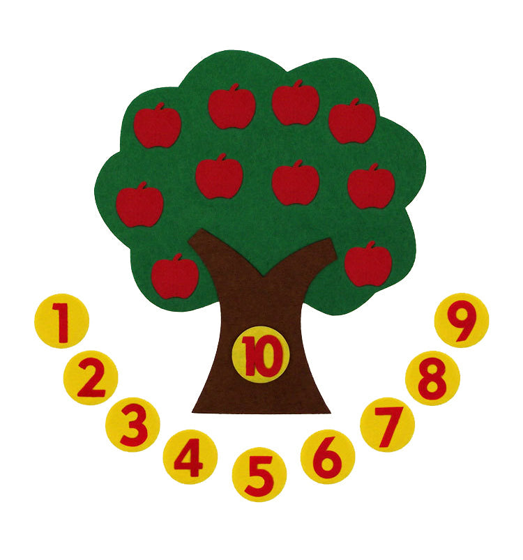 Vilten Rekenboom - Spelenderwijs Leren met de Fruitige Getallenjacht