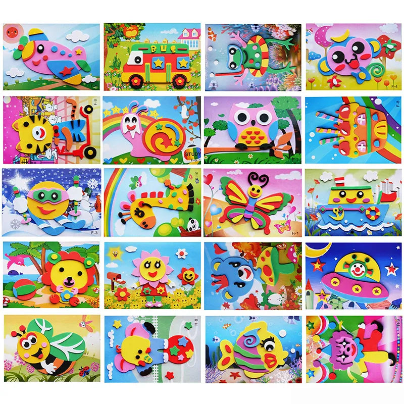 Dieren Cartoon Stickers - Ontwerp Je Eigen Dierencreaties Met Deze Vinyl Stickerset
