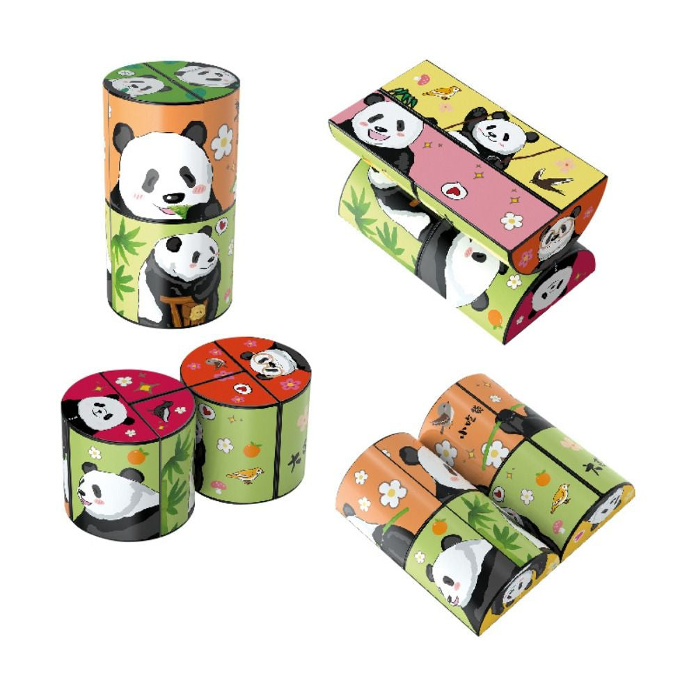 Panda Puzzelkubus - Educatief Speelplezier voor Kinderen