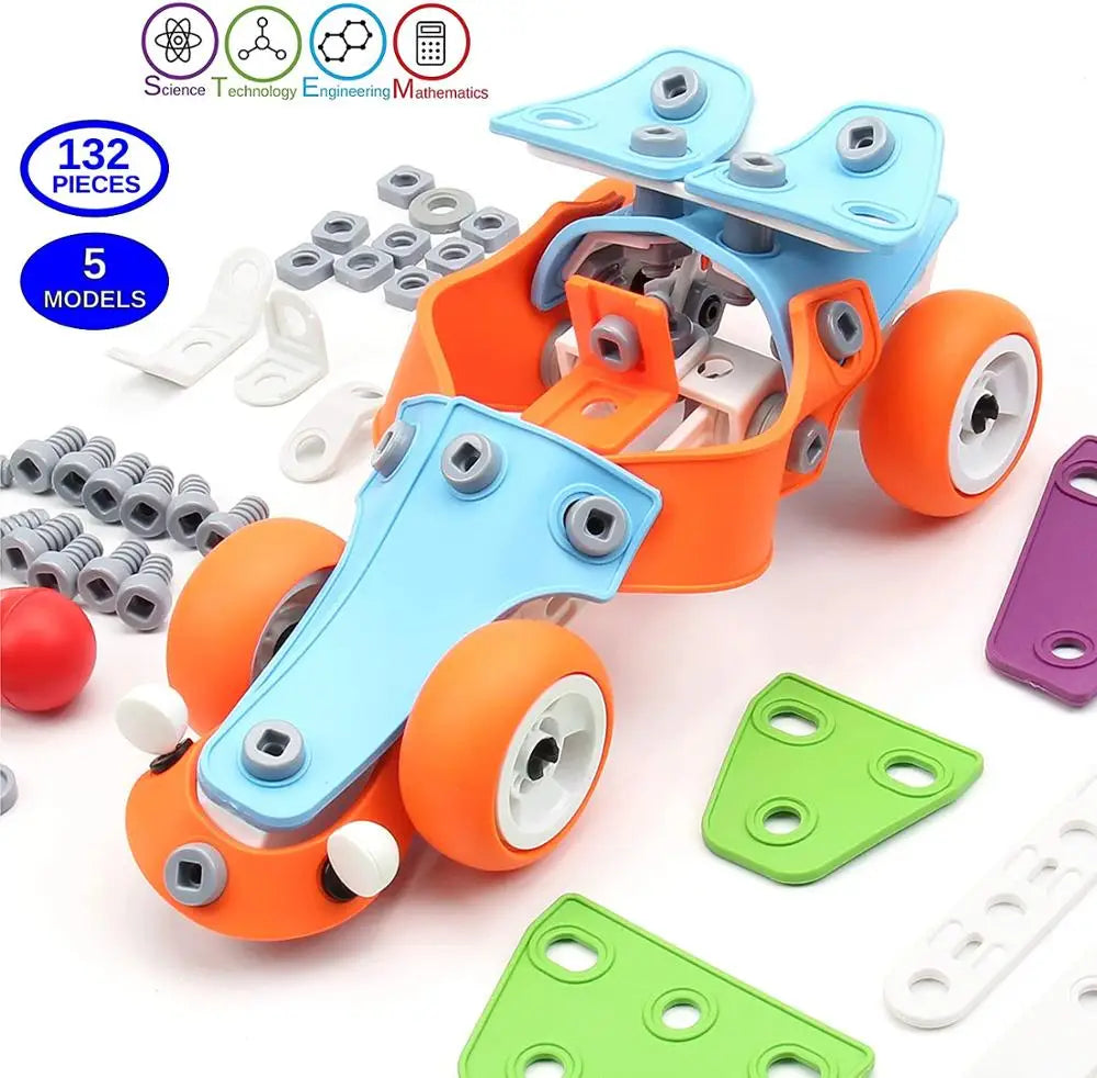 Bouwgenie Speelset - Creatief Constructiespeelgoed - STEM Speelgoed