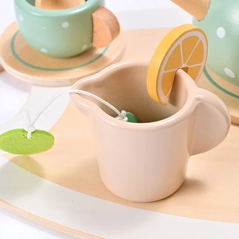 Bosparadijs - Houten Thee Speelset voor Creatieve Kinderen