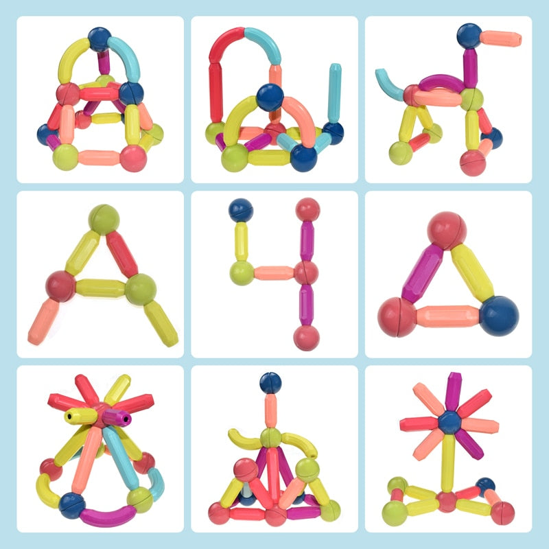 Magnetische Bouwsticks – Ontwikkel Creativiteit en Probleemoplossend Vermogen