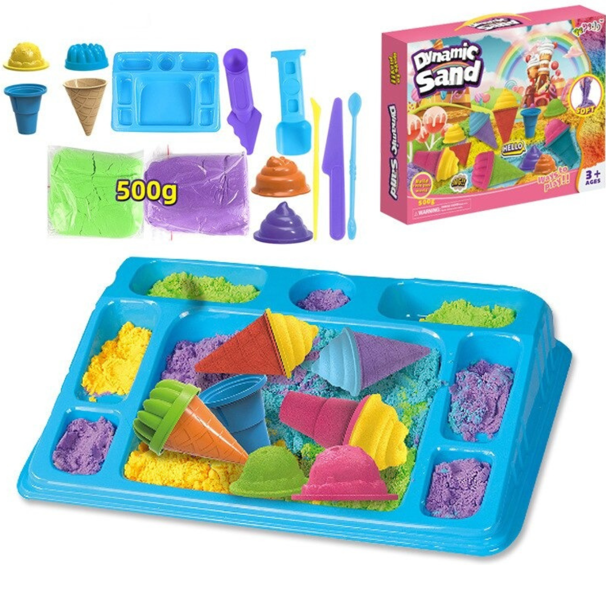 Dynamisch Zand - Spelen en Creëren met Kinetisch Zand voor Kinderen