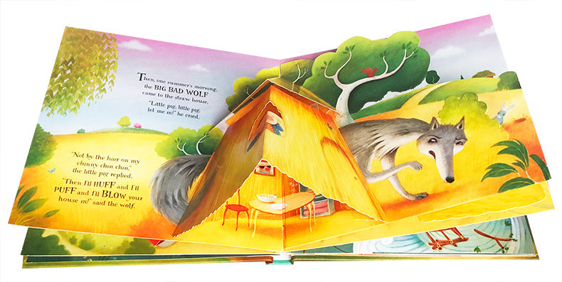 Pop-up Boek: Kleurrijk Sprookjesavontuur - Interactief Leesboek voor Kinderen