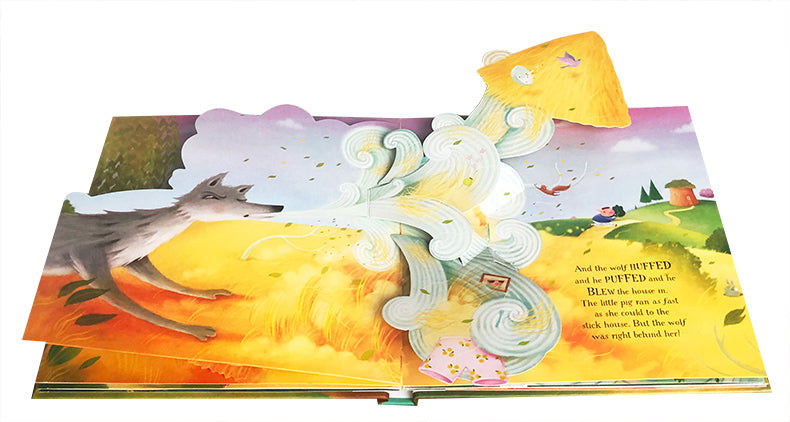 Pop-up Boek: Kleurrijk Sprookjesavontuur - Interactief Leesboek voor Kinderen