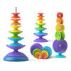 Regenboog Stapelspeelgoed - Eindeloos Stapelplezier - Diabolo Toren