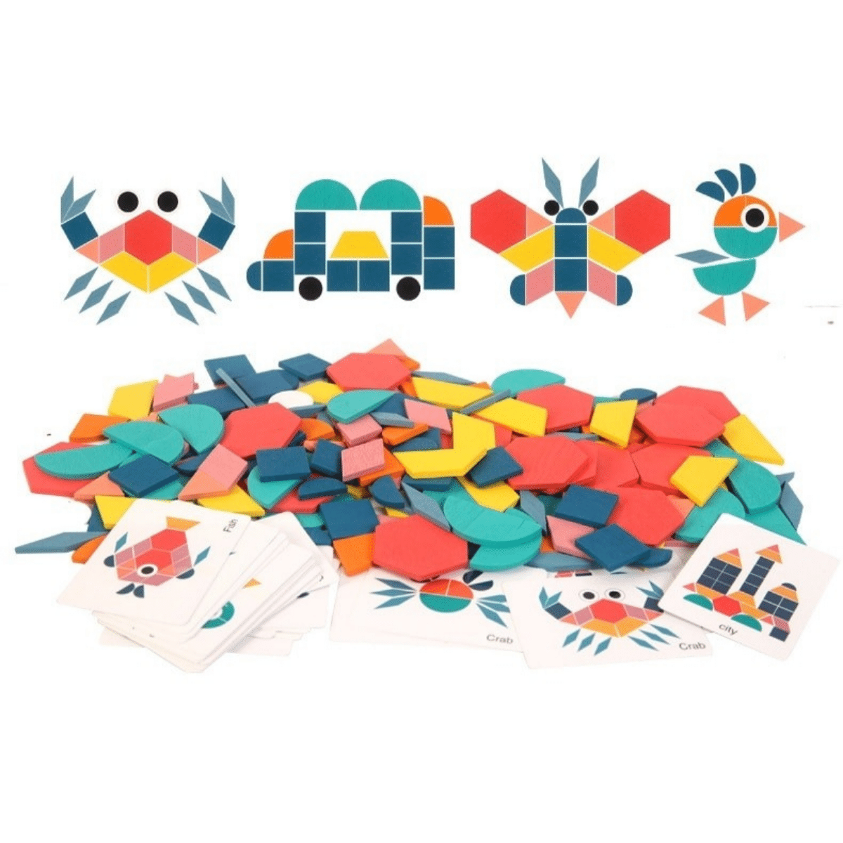 Creatieve Geometrische Vormenpuzzel – Ontwikkel de Creativiteit