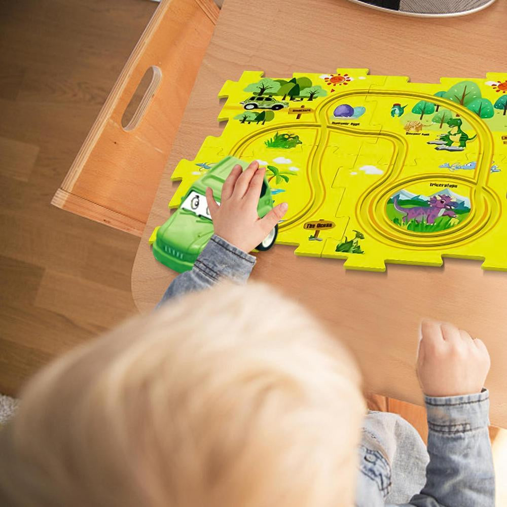 Auto Track Bouwset - Speel en Ontdek met Speelgoedauto's