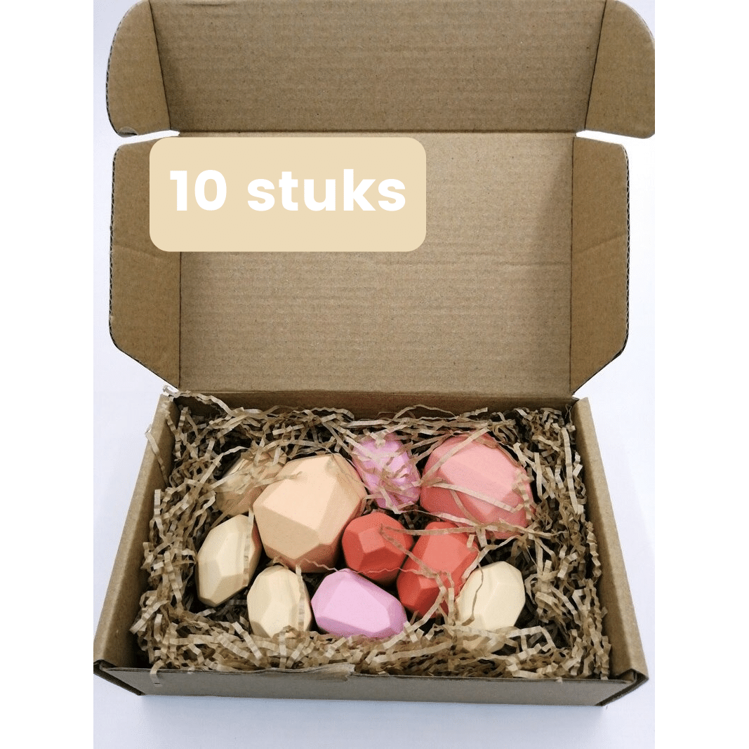Montessori Bouwstenen Nordic - Creatieve Houten Blokken Set