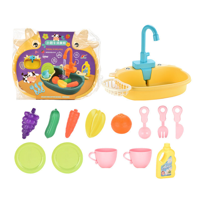 Speelgoed Afwasset - Wassen, spoelen en plezier maken - Kinderkeuken afwastafel
