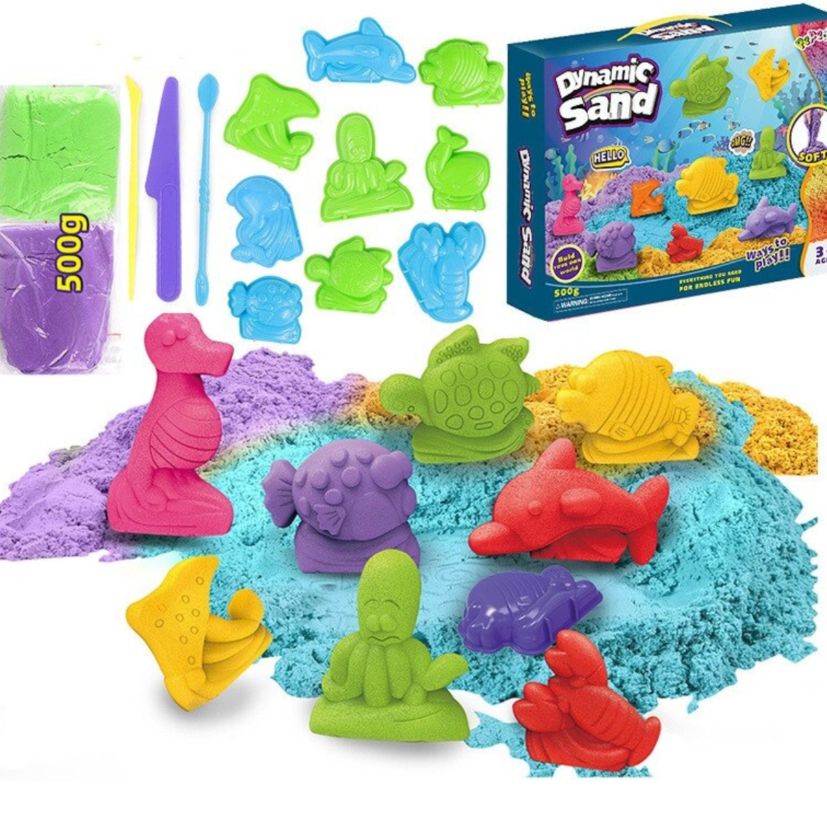 Dynamisch Zand - Spelen en Creëren met Kinetisch Zand voor Kinderen