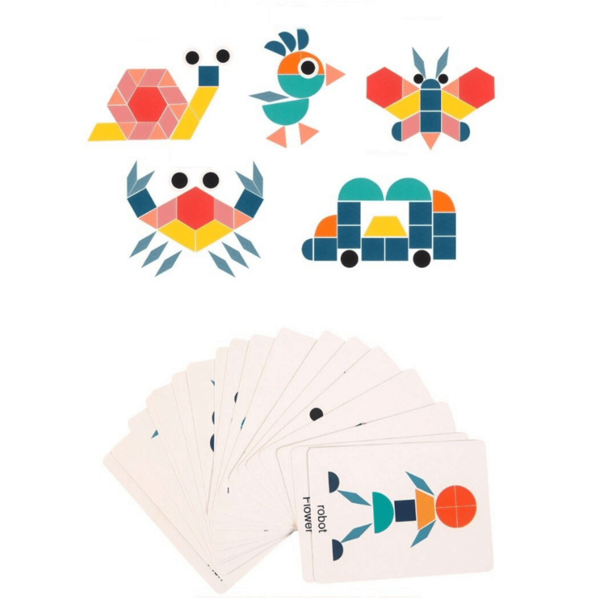 Creatieve Geometrische Vormenpuzzel – Ontwikkel de Creativiteit
