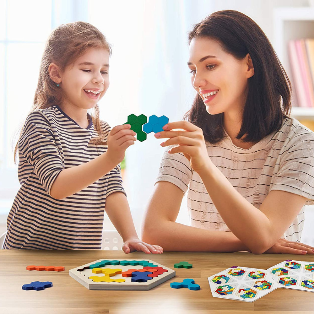 Hexagon Puzzel - Oneindige Oplossingen voor Creatief Plezier