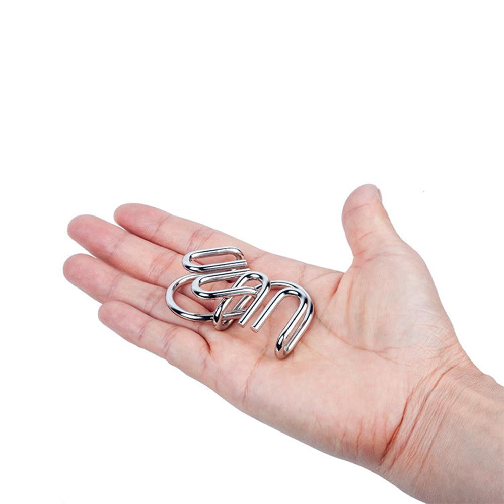 Metalen Puzzelringen Set - Verhoog Je Probleemoplossende Vaardigheden