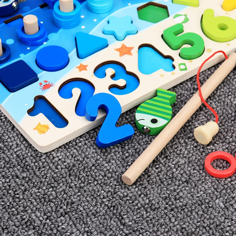 Montessori Houten Speelbord - Educatief Speelgoed voor Peuters