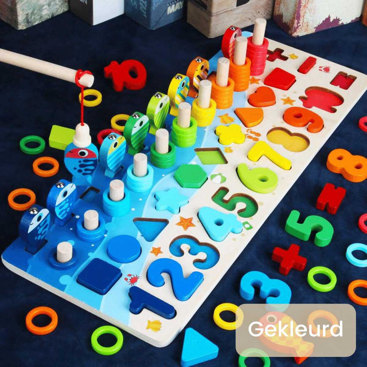 Montessori Houten Speelbord - Educatief Speelgoed voor Peuters