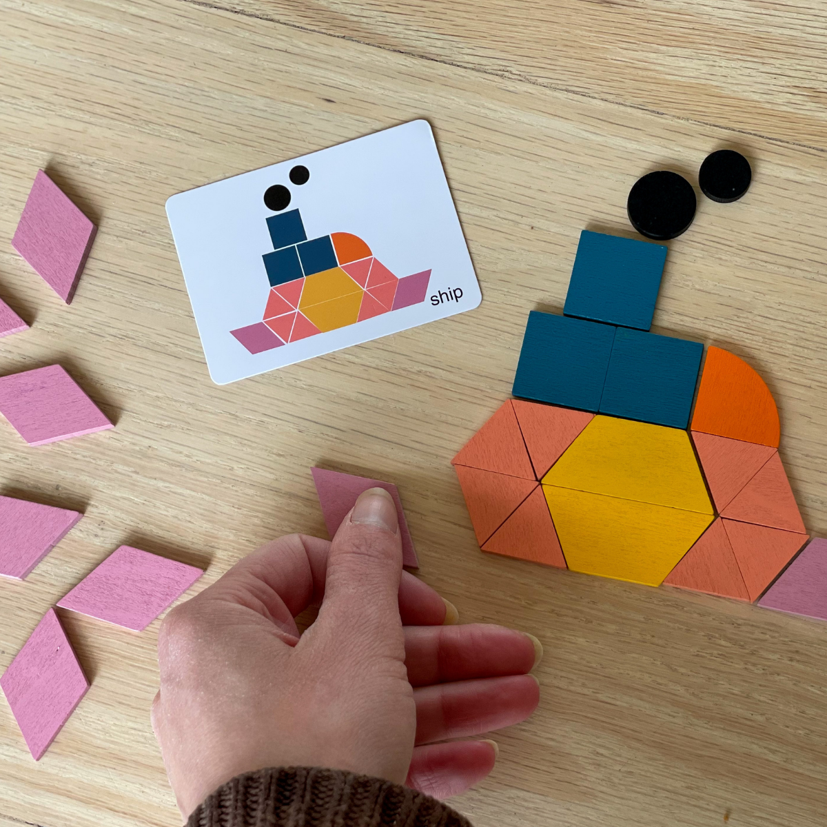 Creatieve Geometrische Vormenpuzzel – Ontwikkel de Creativiteit