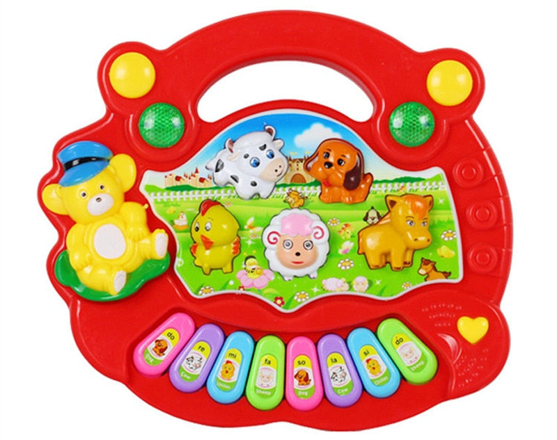 Kinder Muziekpiano - Dierlijk Muziekplezier - Speelgoedpiano