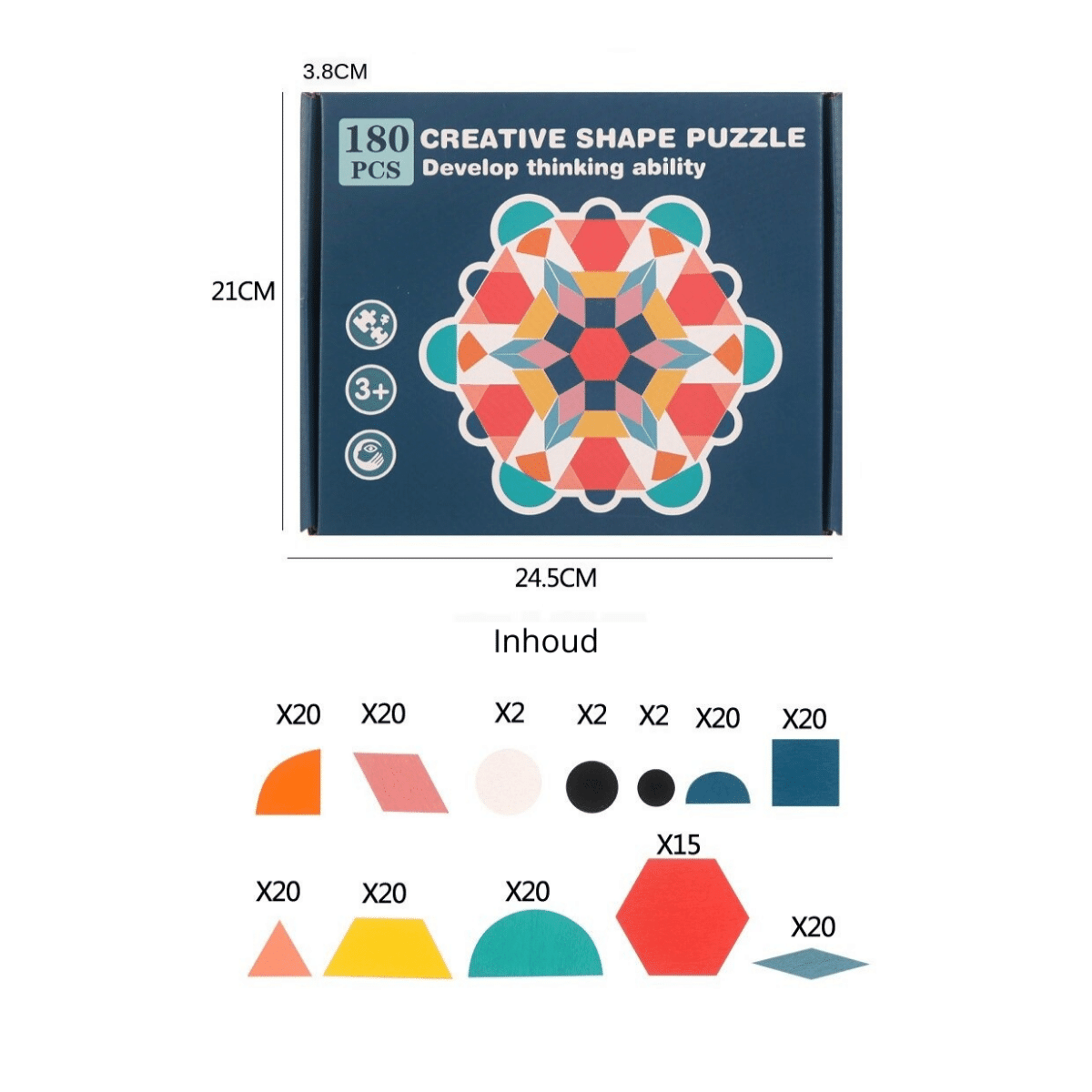 Creatieve Geometrische Vormenpuzzel – Ontwikkel de Creativiteit