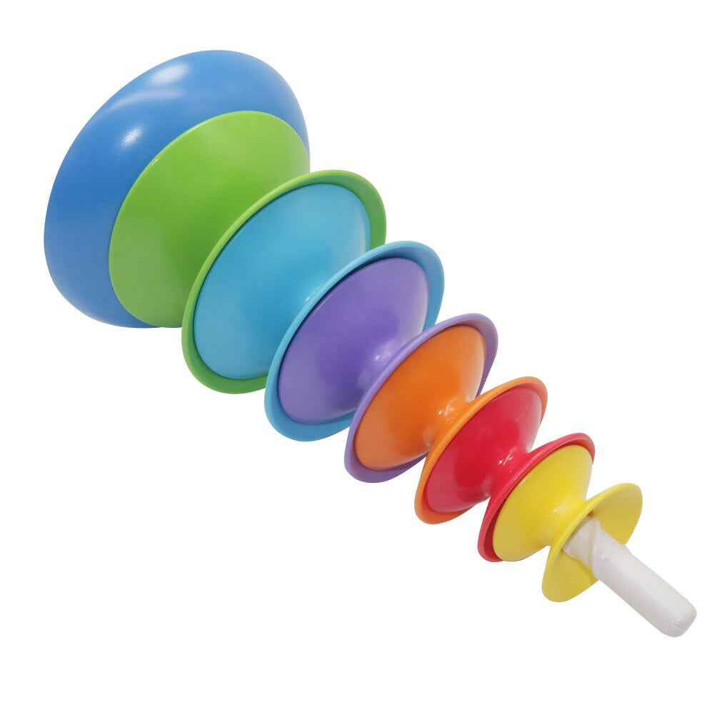 Regenboog Stapelspeelgoed - Eindeloos Stapelplezier - Diabolo Toren