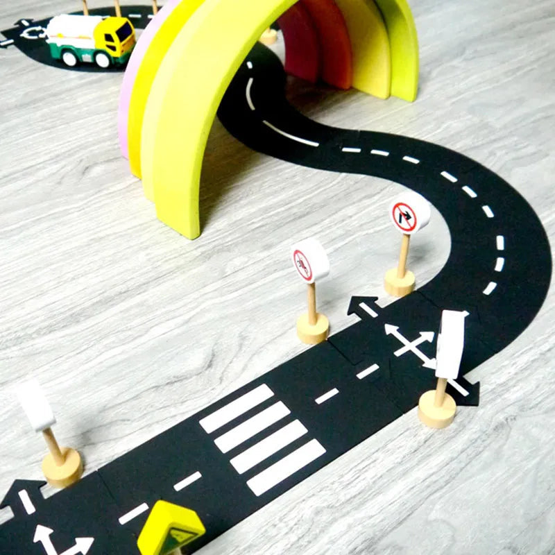 Creatieve Snelweg Puzzelbaan - Racebaan voor Eindeloos Speelplezier